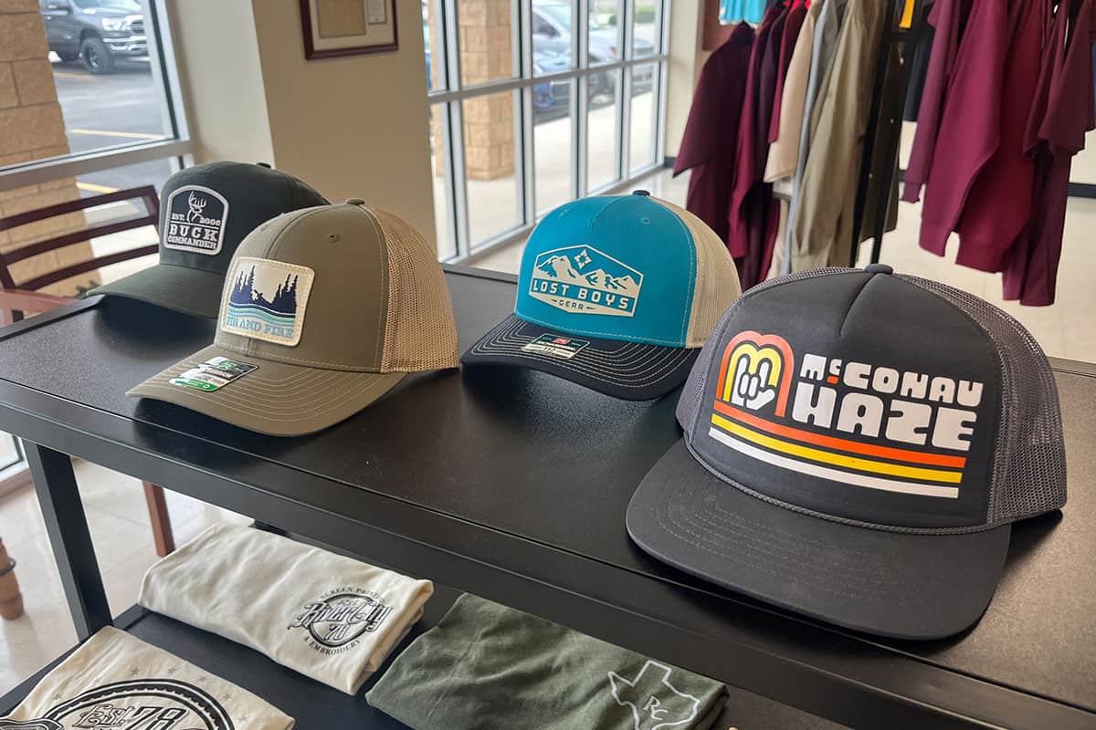 branded-caps-on-shelf